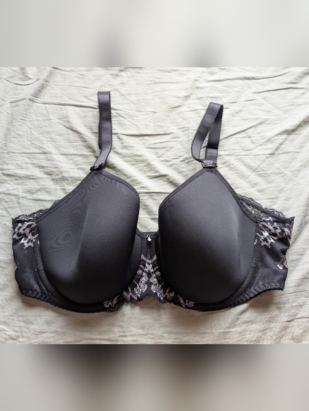 NWOT Fantasie Emmaline Spacer Molded Bra 38DD Black/White